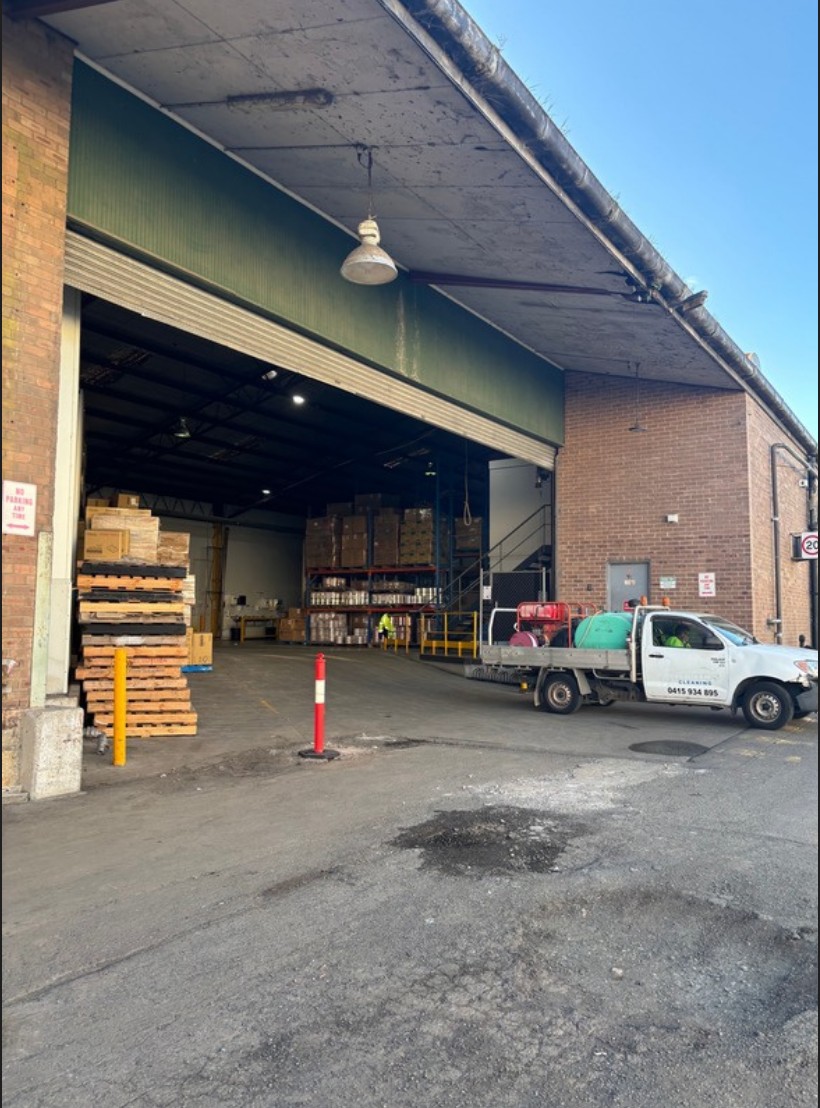 Loading dock, existing condition