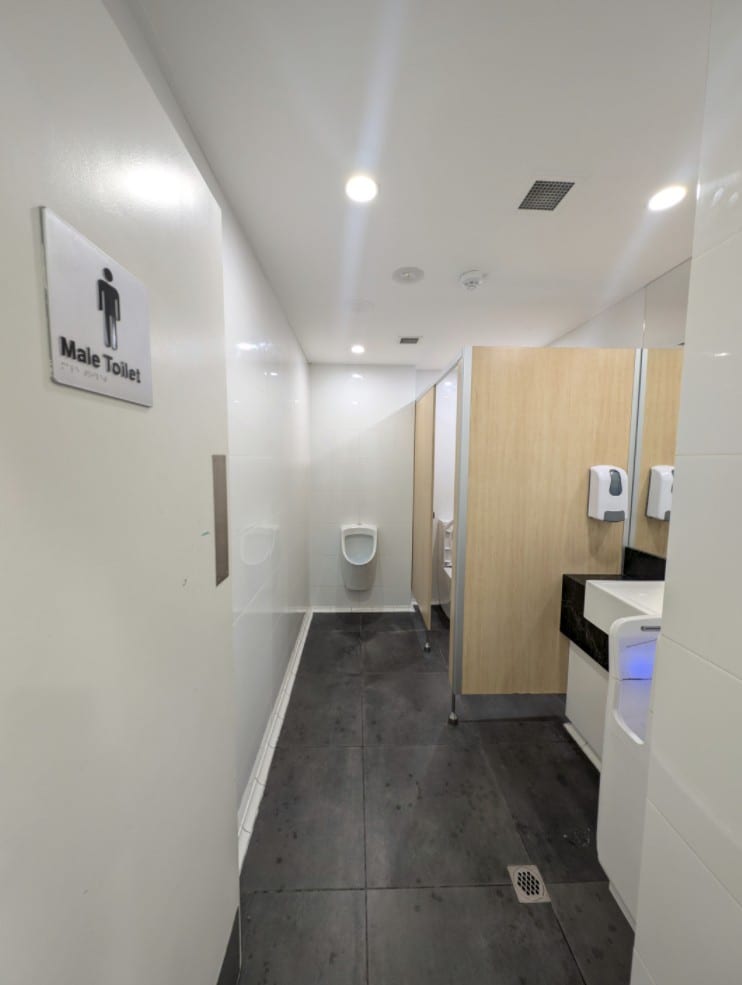 Typical amenities — existing condition