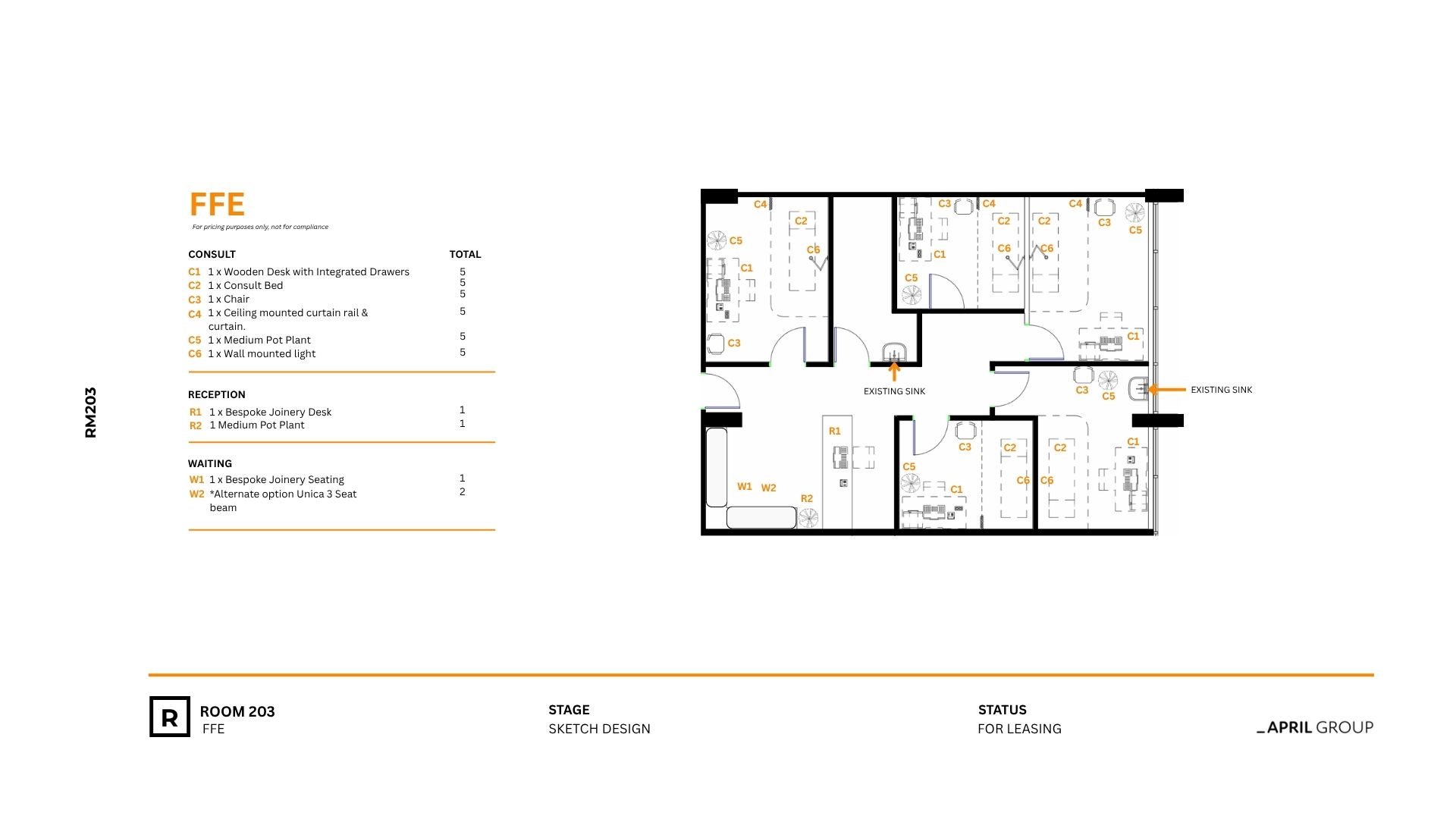 Suite 203 leasing package, slide 5